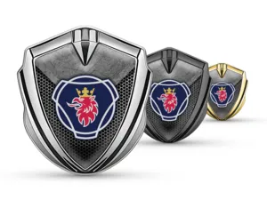 Scania Metal Domed Emblem Tuning Design Shiny Max